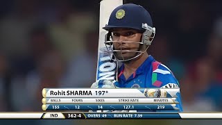 Rohit Sharma 209 (158) vs Australia 7th ODI 2013 Bangalore (Extended Highlights)
