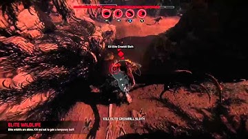 Evolve Beta Gameplay, The Goliath Monster Tutorial Gold Medal with Commentary. Xbox One Footage.