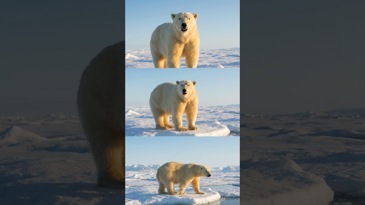 Polar Bear Skin Is Black And Fur Is Transparent
