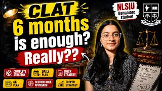 I Cleared CLAT 2026 – Do THIS for 6 Months (Real Plan)🔥 CLAT Strategy by NLSIU Student