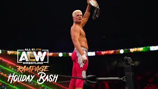 Watch How Cody Rhodes Became the First 3-Time TNT Champion | AEW Rampage: Holiday Bash, 12/25/21