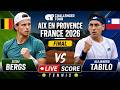 Zizou Bergs vs Alejandro Tabilo 🎾LIVE SCORE TENNIS CHALLENGER AIX EN PROVENCE FRANCE 2026 | Final