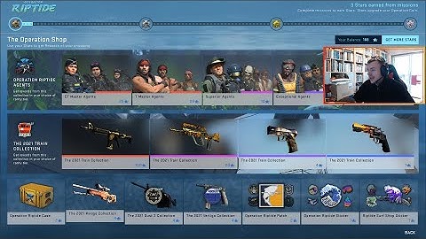 Insane pull!! Opening 100 more stars of Operation Riptide Skins (Mirage Collection)