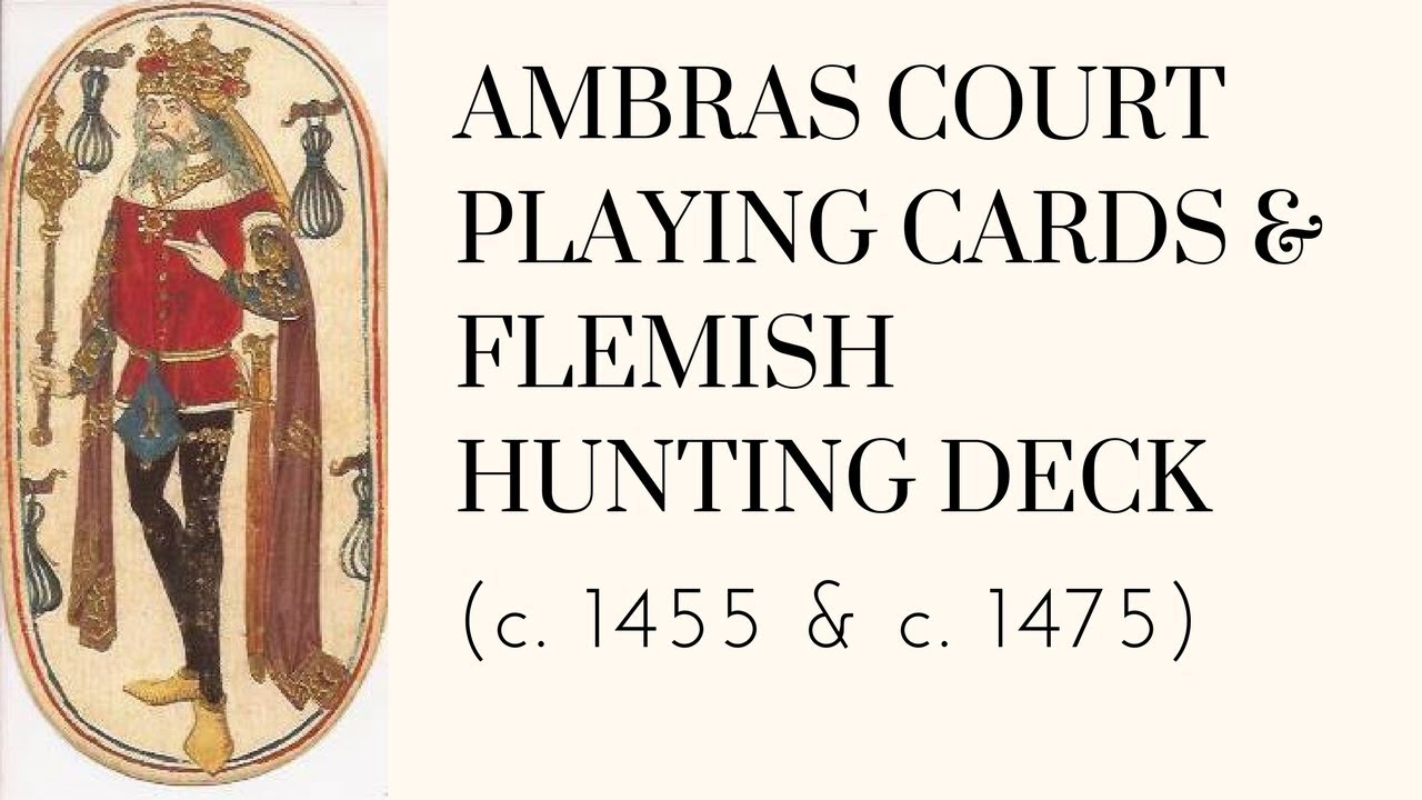 UNBOXING: The Cloisters Playing Cards / Flemish Hunting Deck, Ambras ...