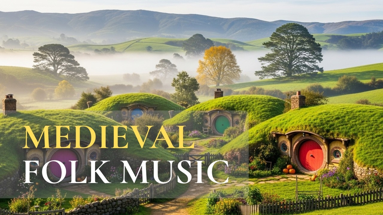 Still Medieval Folk Music for Slow Mornings 🌅 | Dawn in the Village