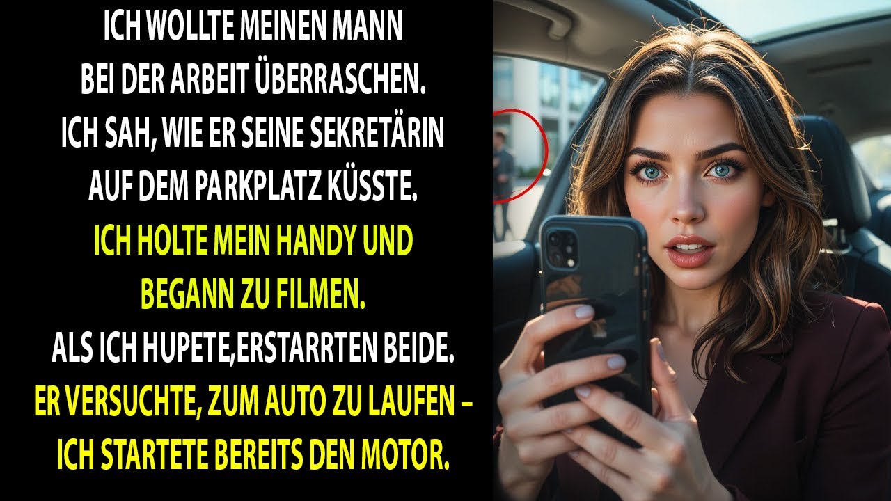 Ich sah meinen Mann seine Sekretärin küssen – er hatte keine Ahnung, dass ich dort war.