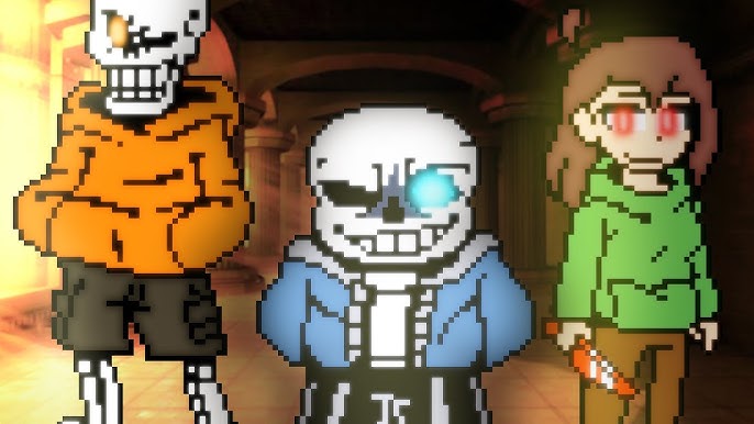 BAD TIME TRIO Normal Mode Completed! Undertale Fangame by MCatR 