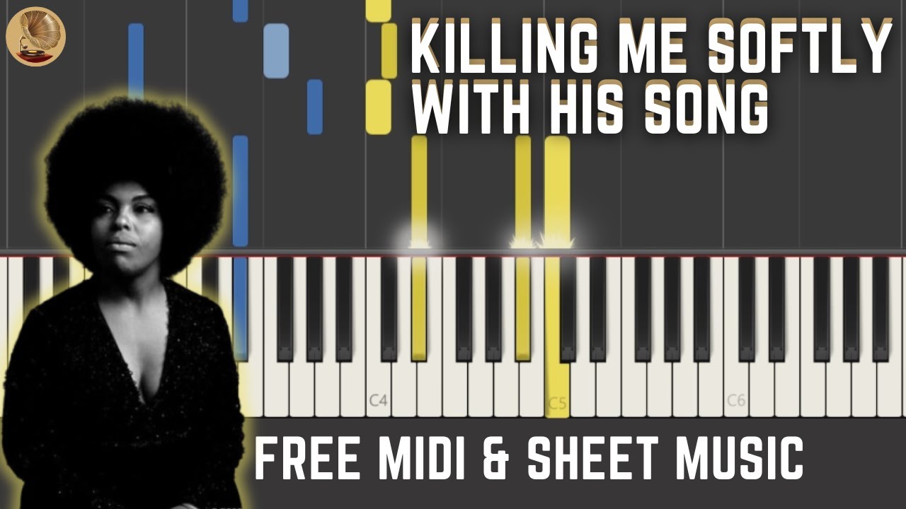 Roberta Flack - Killing Me Softly With His Song | Piano Tutorial [FREE MIDI & SHEET MUSIC]