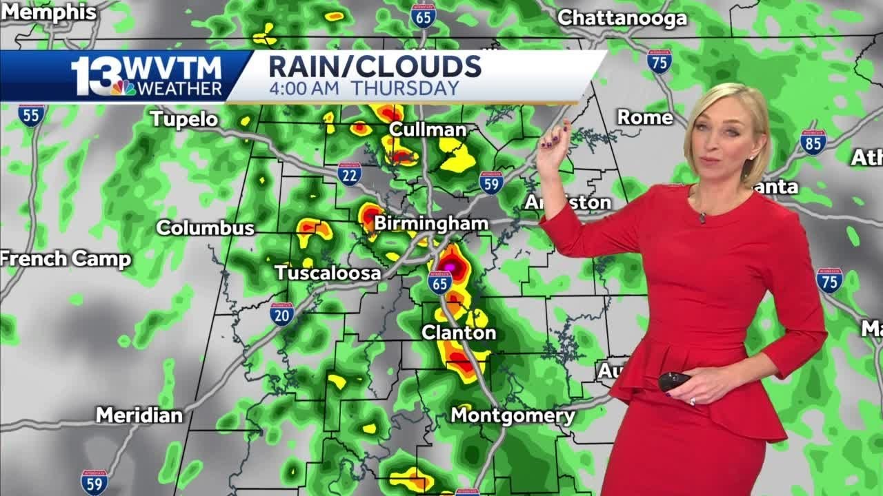 Sunny, breezy and mild for Tuesday across central Alabama - YouTube