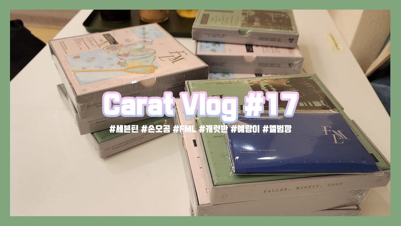 [💎캐럿브이로그] | #17 | 세븐틴 FML 앨범깡 | 손오공 • F*ck My Life | 예랑이 찾기(?)