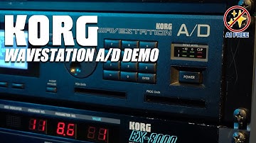 KORG Wavestation A/D Demo [From Alex Ball