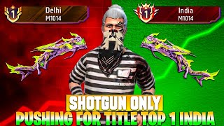 Pushing Top 1 In Shotgun M1014 | Free Fire Solo Rank Pushing With Tips And Tricks | Ep-7