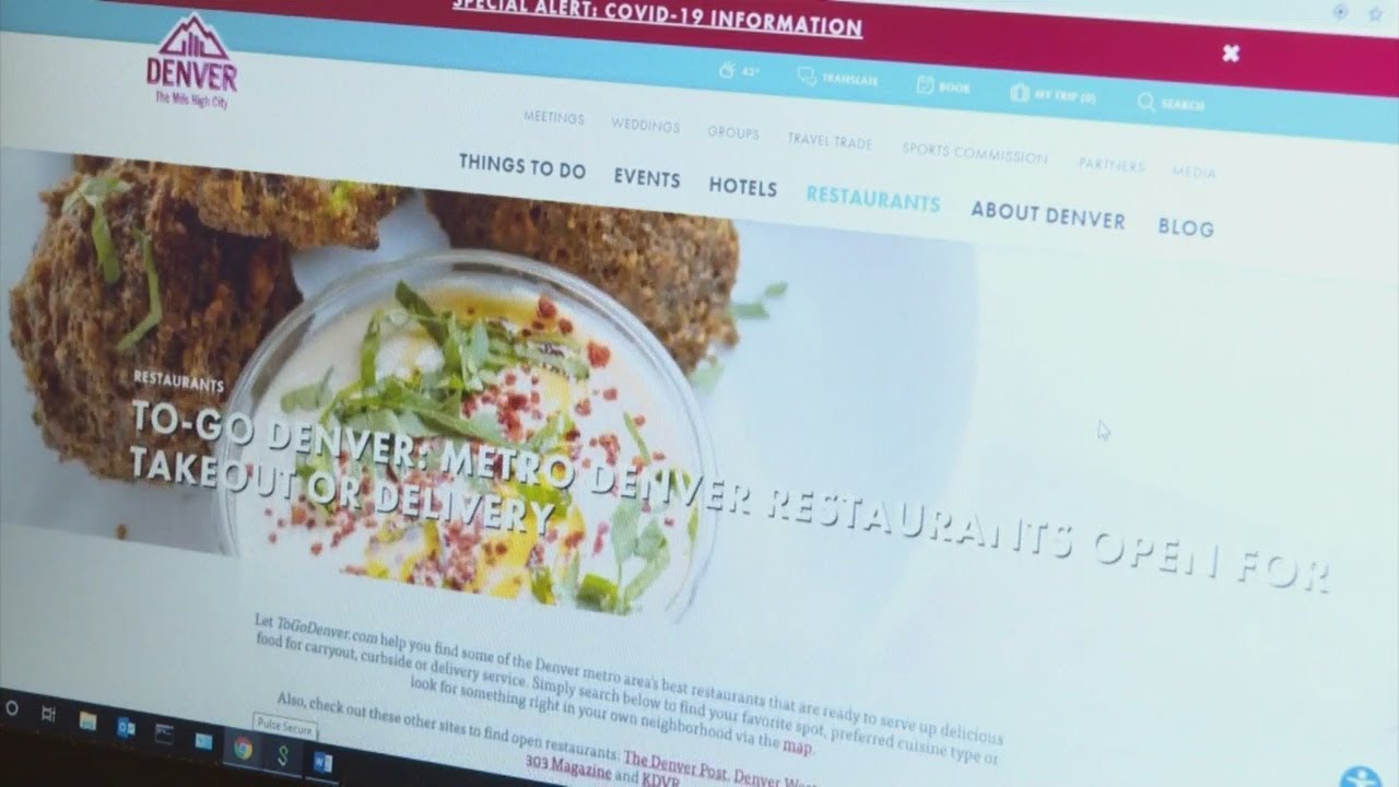 To Go Denver Website Aims Help Restaurants Stay In Business Denver Website Aims To Help Restaurants