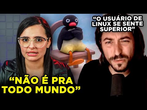 SE LINUX É TÃO BOM PORQUE TODO MUNDO NÃO USA? (react @mestresdainformatica )  | Tecnologia e Classe