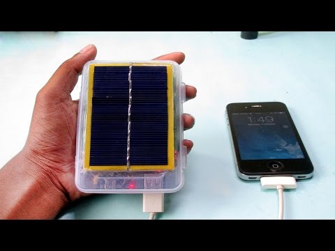 diy solar power bank from old laptop battery