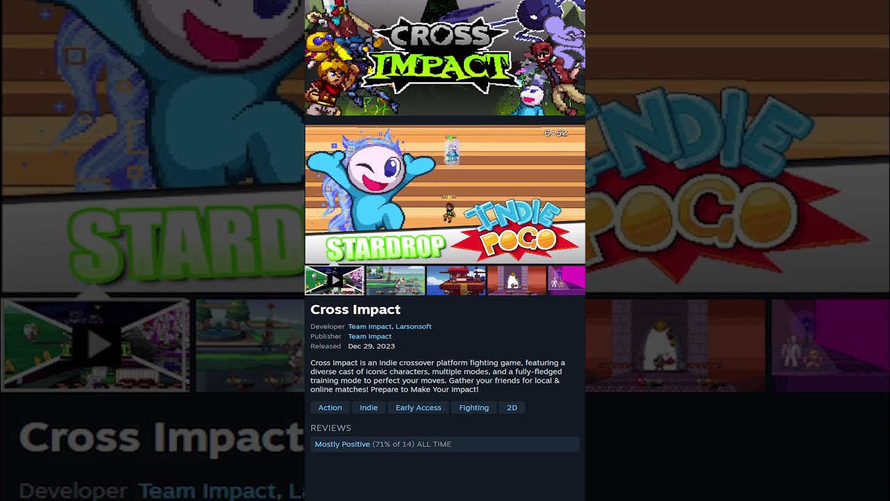 Cross Impact: An Indie Crossover Platform Fighter by Larsonsoft