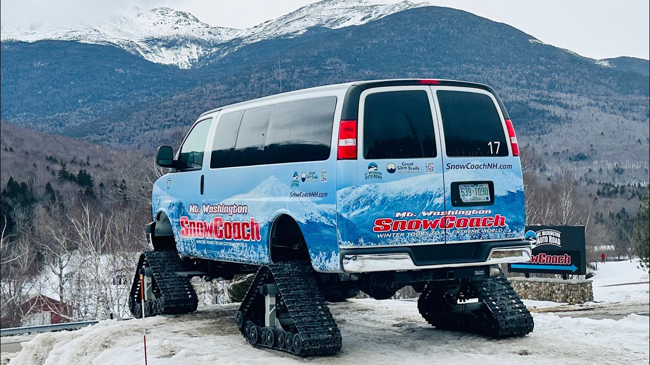 Riding up Mount Washington, NH 