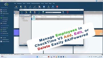 Manage Department and Employees in CheckTime V3: Add, Edit, or Delete Easily #AIPowered
