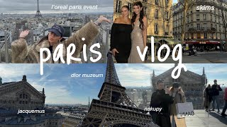 vlog z Paříže - dior muzeum, nákupy v skims, jacquemus, event