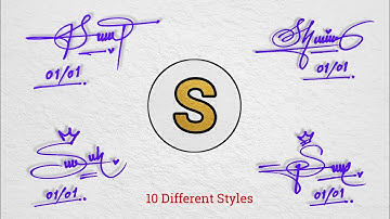 10 stylish signature with S || S letter signature ideas