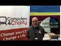 Laptop donation to Charlies Angel Centre