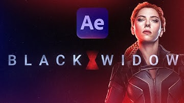 Create a Marvel Intro in 15 minutes? Black Widow After Effects Tutorial