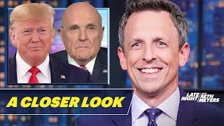 Rudy Giuliani ButtDials Reporter; Trump Booed at World Series: A Closer Look