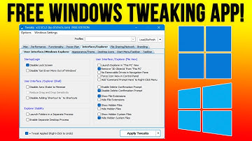 Tweak Your Windows Settings and Configuration with the Free Tweaky Tool