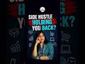The Side Hustle Myth Is Costing You Real Money #assetplusacademy #motivation #sidehustle