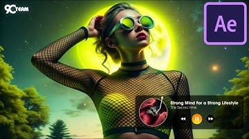 Sóng Nhạc After effect avee Player đĩa quay hình ảnh cực đẹp - Template After Effect Music
