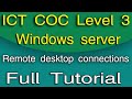 Install Remote Desktop Services and connect server PC remotely from clients |Windows server 2008 R2