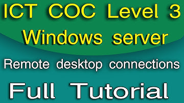 Install Remote Desktop Services and connect server PC remotely from clients |Windows server 2008 R2