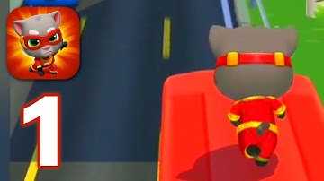 Talking Tom Hero Dash Run Game - Gameplay Walkthrough Part 1 - Tutorial (iOS, Android)