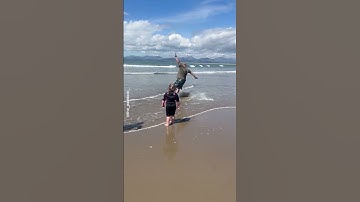 Man Takes Hysterical Tumble Attempting To Skimboard