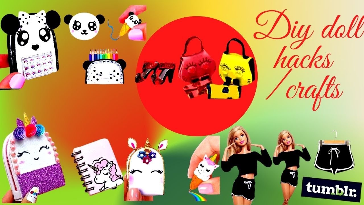 DIY Barbie Miniature Dollhouse Hacks and Crafts For Barbie Doll 2021