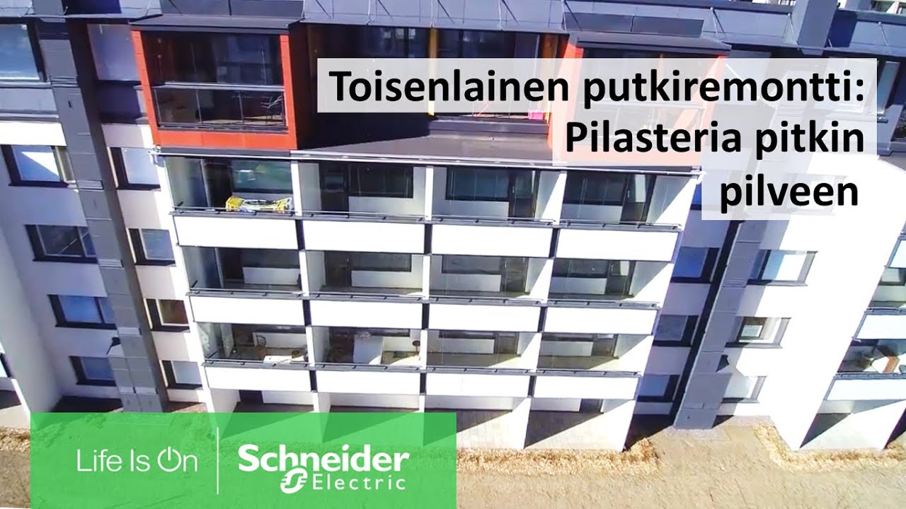 Toisenlainen putkiremontti: Pilasteria pitkin pilveen | Schneider Electric