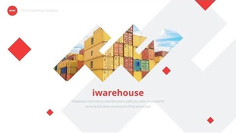 iWarehouse - Logistics Powerpoint Template