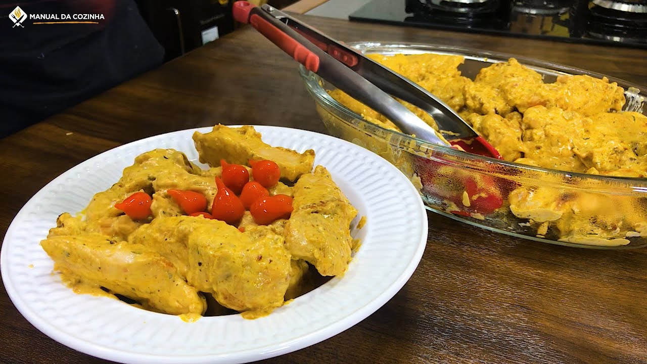 🔥ALMOÇO RÁPIDO E PRÁTICO - FRANGO CREMOSO DELICIOSO!