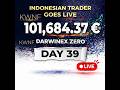 Indonesian Automated Trader Goes LIVE: $90,000 Darwinex Zero with Flow EA – Day 39