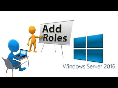 Microsoft Windows 2016 Server Lesson #4 - Add Roles, Active Directory, DNS, IIS, Essentials
