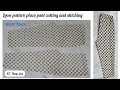 Loose & Comfortable Plazo Pant Stitching | Step by Step, 42" heep dize