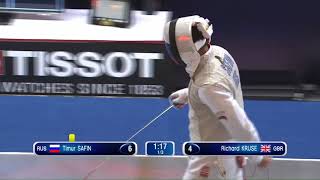 Shanghai GP 2018 Men's Foil Final  Kruse GBR vs Safin RUS