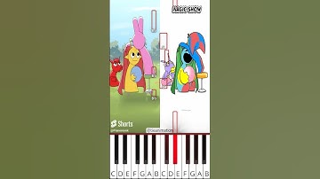 Raddy Reaction Pinki and Simon Magic Original VS Animation (@tieanimation) - Octave Piano Tutorial