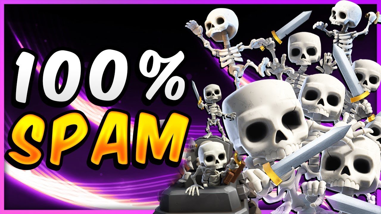 1ST TIME in CLASH ROYALE HISTORY: 4 GRAVEYARDS in 1 DECK 💀