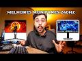 os Melhores Monitores GAMERS Custo Benefício de 2025 (240hz, 280hz, 300hz)