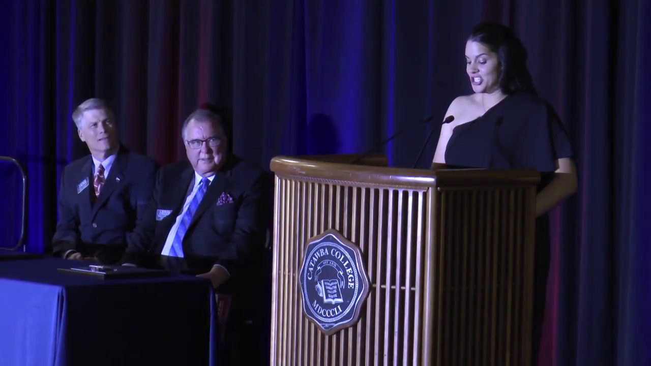 2017 Catawba College Sports Hall of Fame YouTube