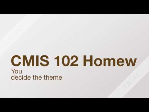 CMIS 102 Homework 4 Create your own function/tutorialoutlet