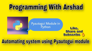 Automating System Using pyautogui and time module. Advanced Python Tutorials. pyautogui tutorials...