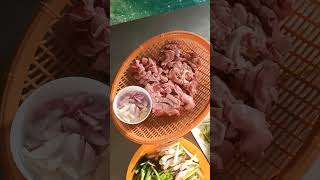 Garlic Stir-fried Pork Tongue #food #yummy #cooking #mukbang