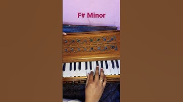 F# Minor Scale Harmonium Notes | #shorts #scale #harmonium
